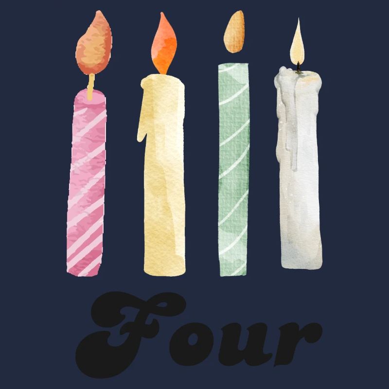4e anniversaire bougie