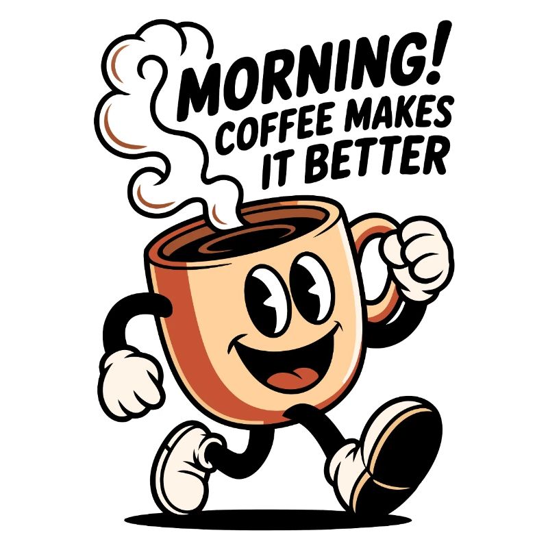Kaffeebecher Cartoon