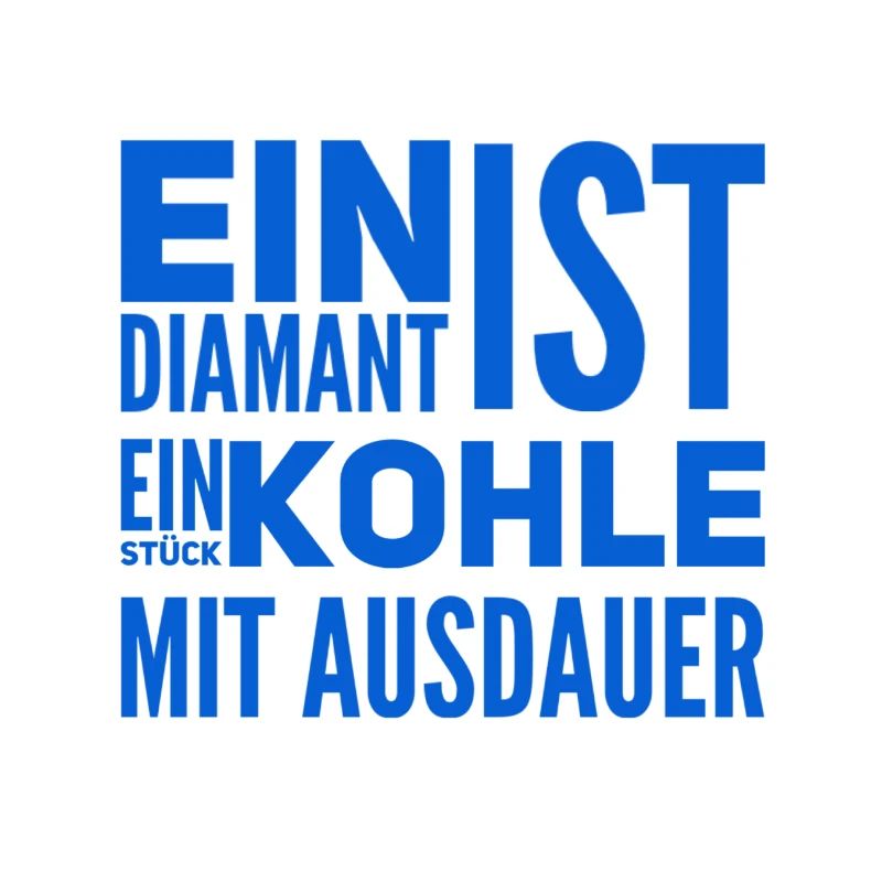 ein Diamant mit Ausdauer
