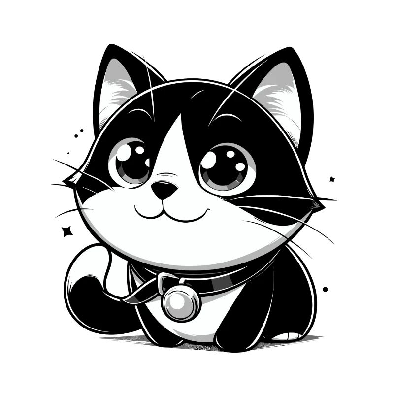 Chat de style anime