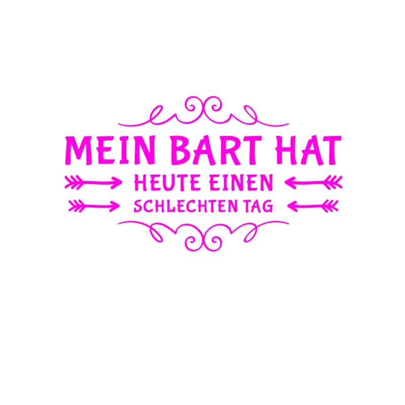 mein Bart hat einen schlechten Tag