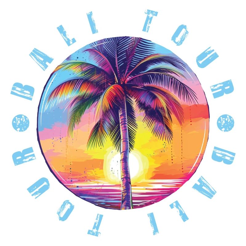 Visite de Bali colorée