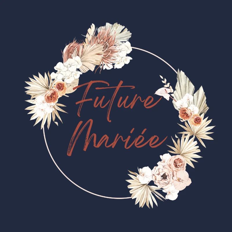 Braut Krone Boho Blumen
