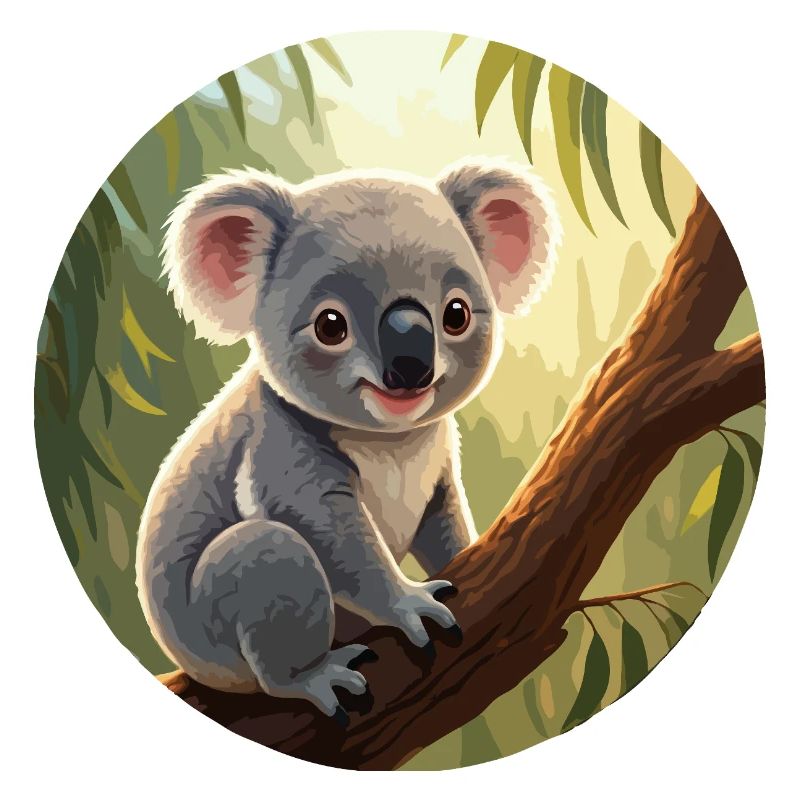 Koala bear in tree