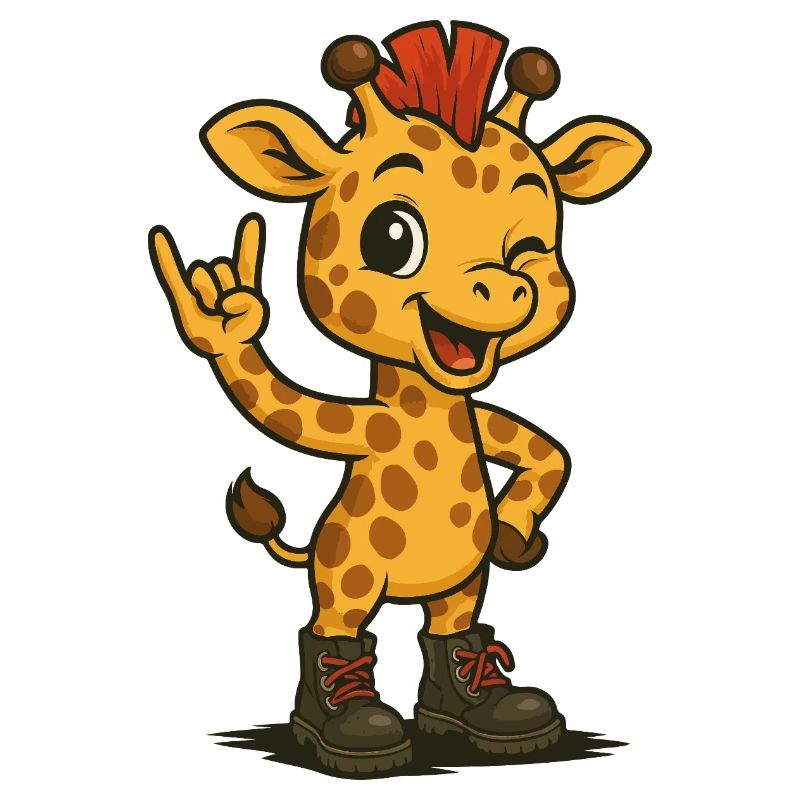 Punk Rock Giraffe