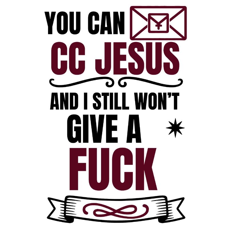 Dicton effronté Design - No F*** Given