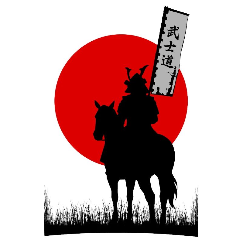 BUSHIDO, SAMURAI-KRIEGER-CODE | 8K SAUBERE SILHOUTTE