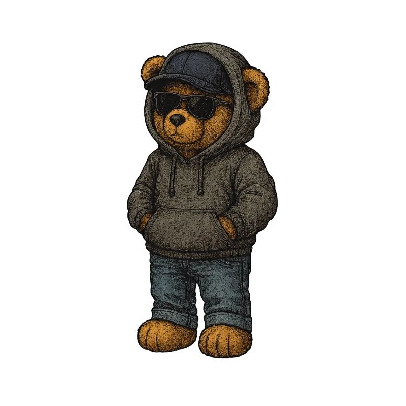 Urban Kapuzenpullover Bär