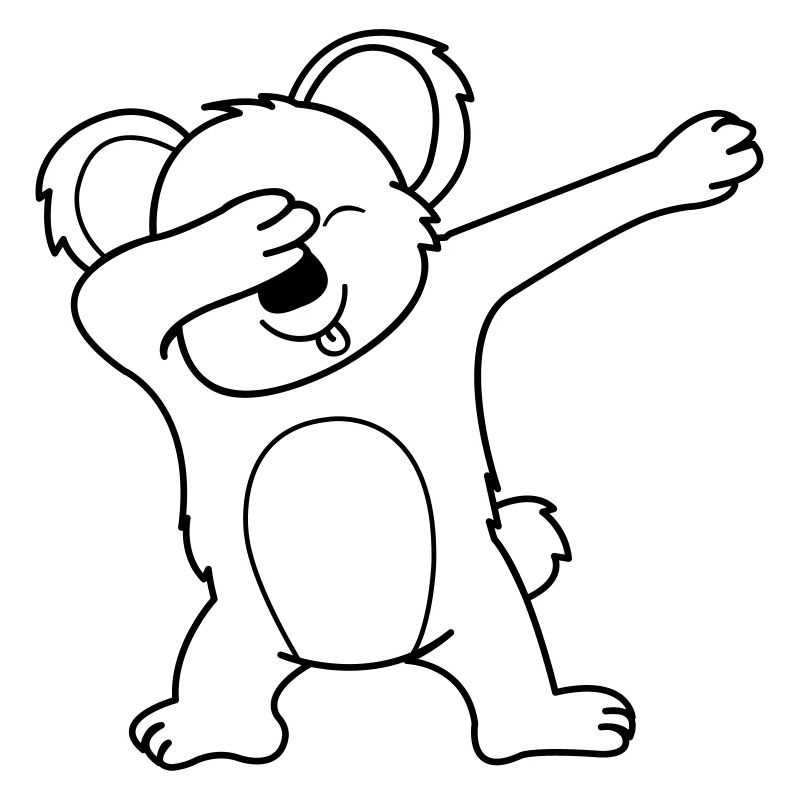 Koala Dabbing 01