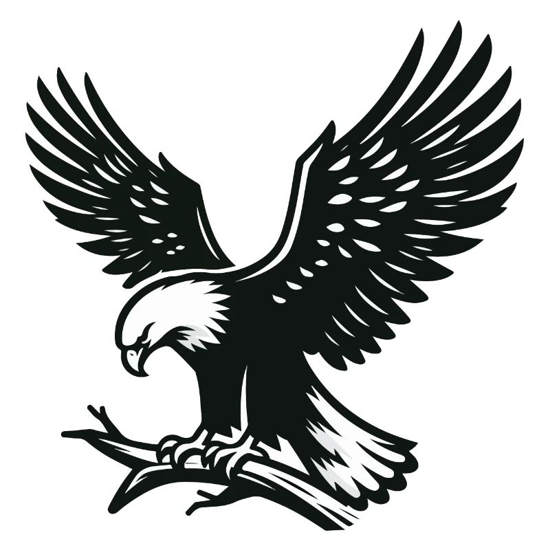 Aigle sur la branche