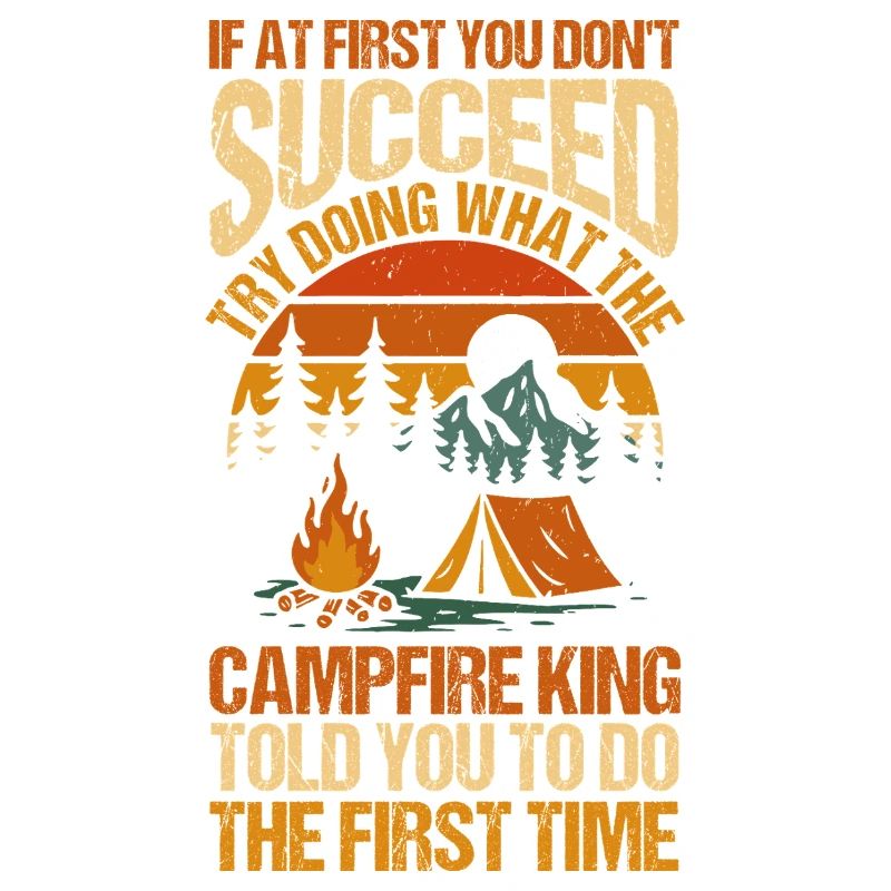 Camping Bonfire Camp Life Forest Camper