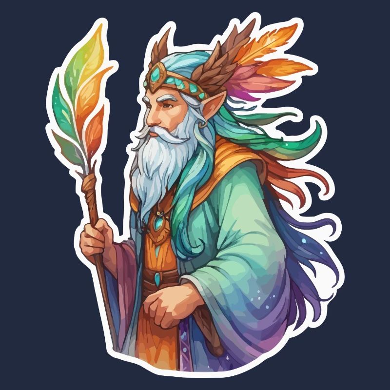 Druide Wasserfarben