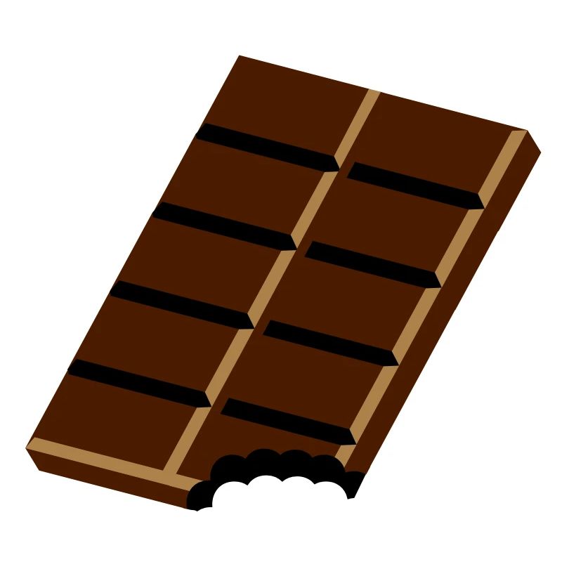 Une barre de chocolat