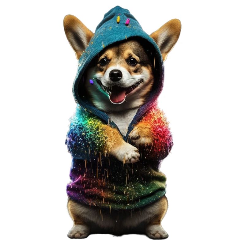 Pup élégant
