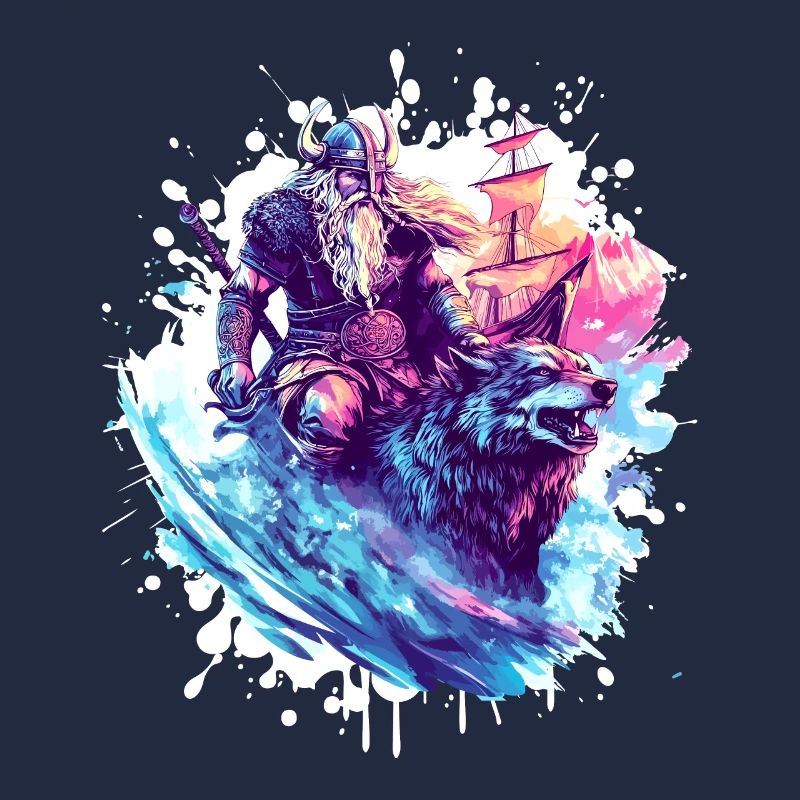 Wikinger Wolf Krieger Valhalla