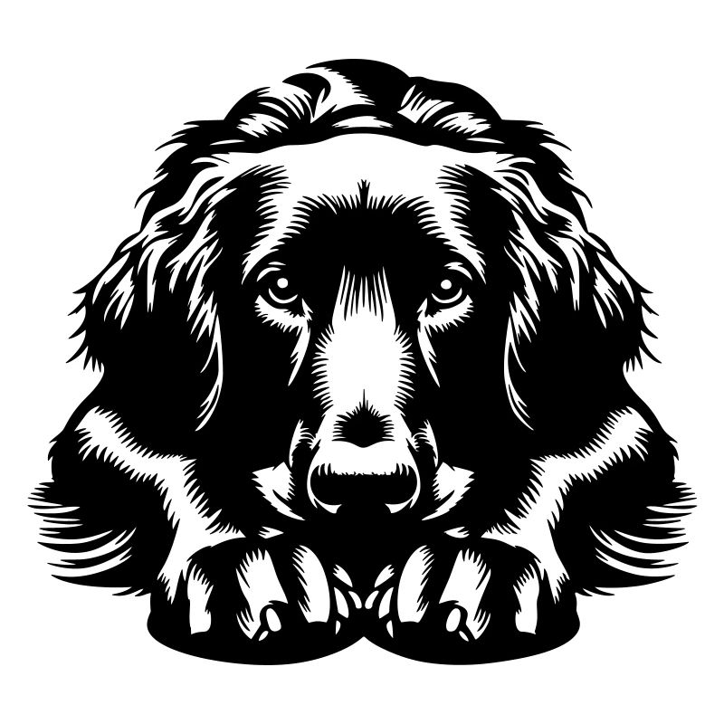 Retriever à poil plat