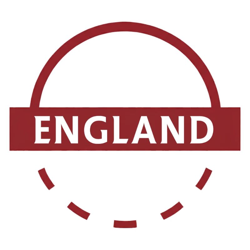 England Semicircle Emblem