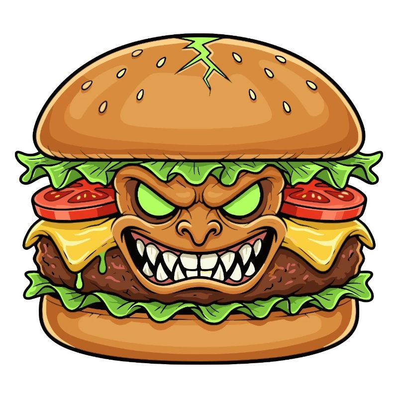 Grim Citizen Demon Cartoon