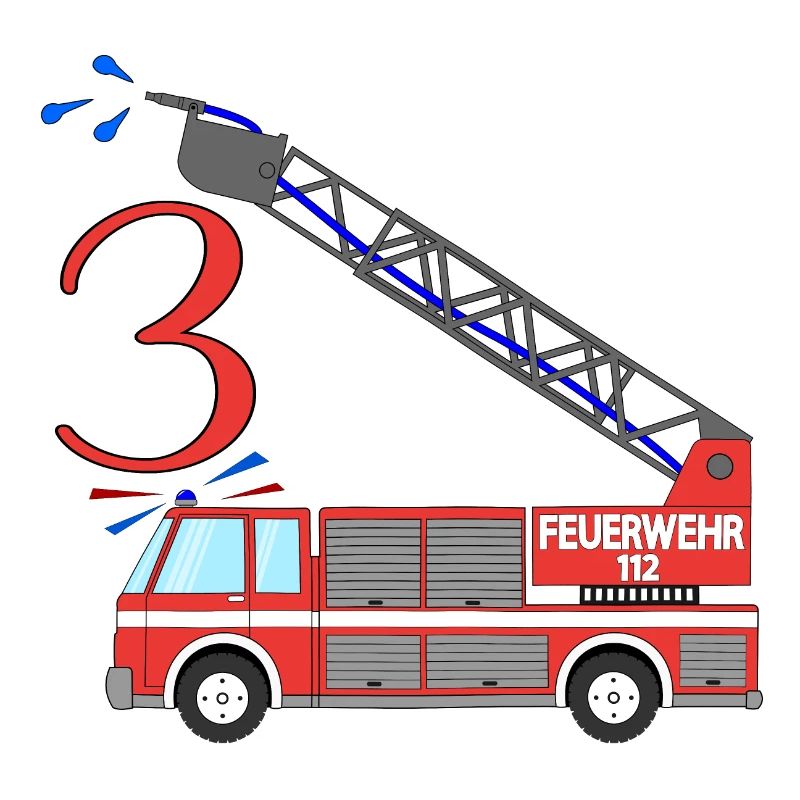 Feuerwehrauto 3. Geburtstag