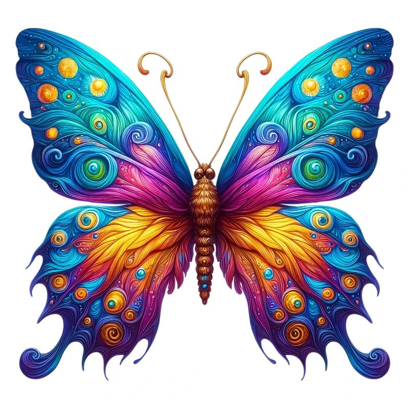 Papillon Van Gogh