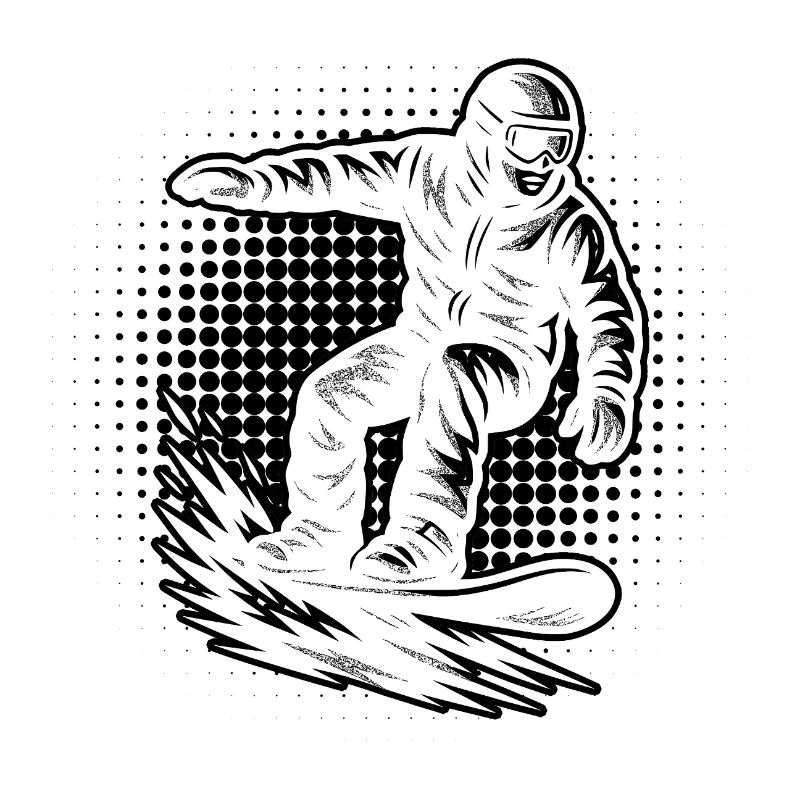 Thème puriste du snowboard