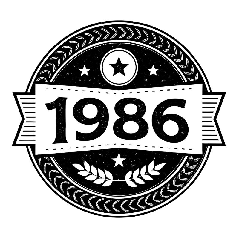 Emblème 1986 - 40 ans - Né en 1986