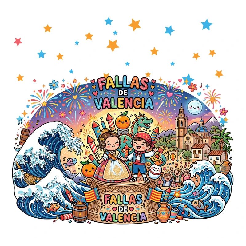 Fallas De Valencia Party Mascleta