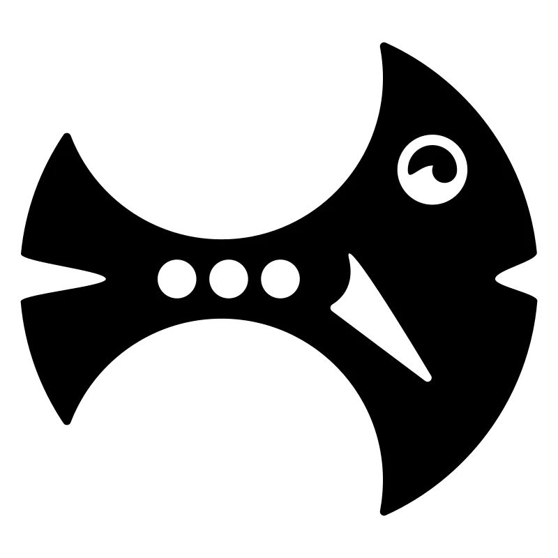 Sickle Fish Illustration Fantasy Fish