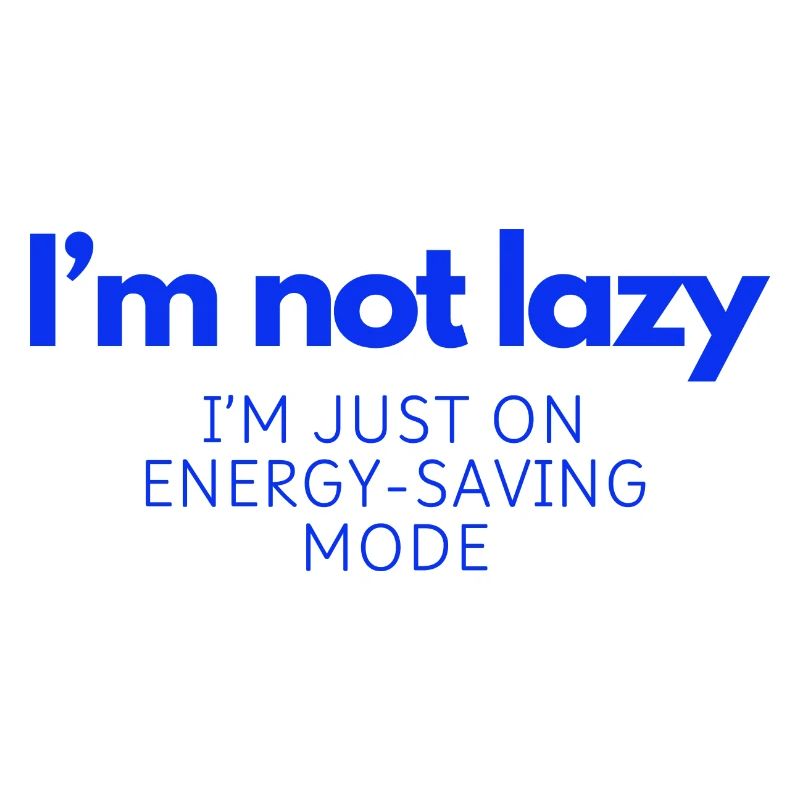 Je ne suis pas paresseux, mode basse consommation