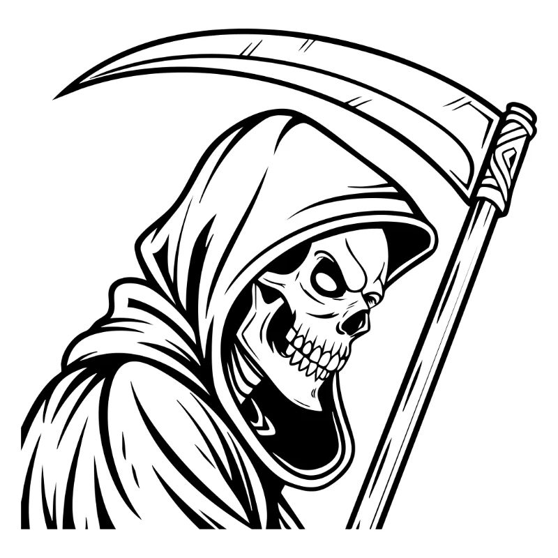 Reaper Design Grim Reaper with Scythe