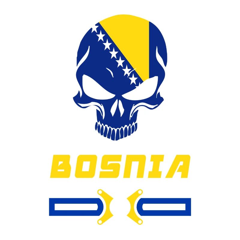 Conception / cadeau de crâne de Bosnie