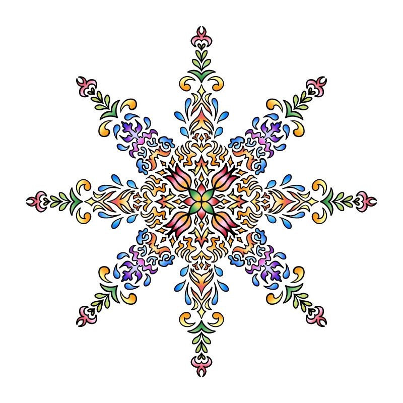 Mandala | Bunt | Leben | Geschenkidee