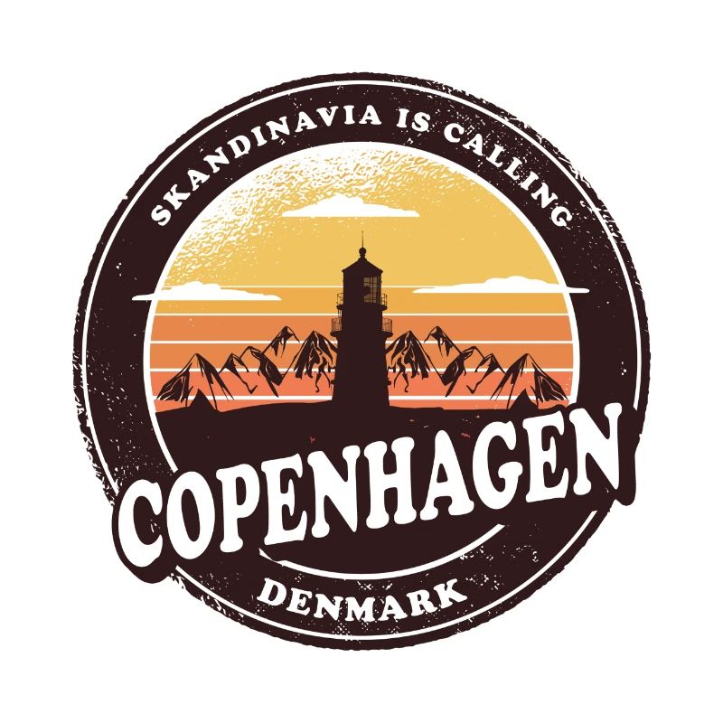 Conception du phare de Copenhague au Danemark