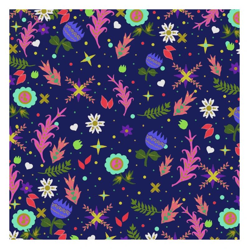 all over prints mädchen, kindliches Blumenmuster