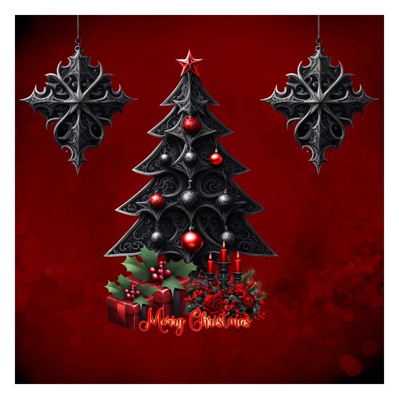 Wonderful Gothic Christmas Tree