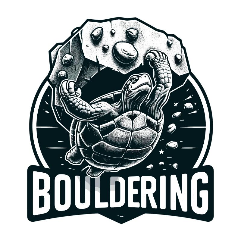Bouldering Turtle Climbing Gift