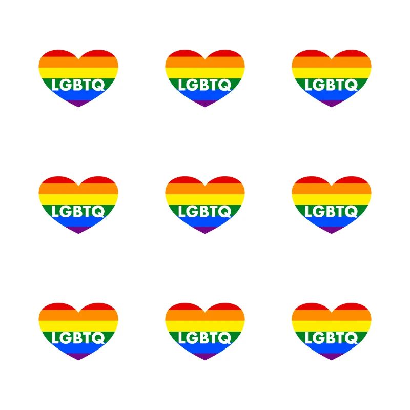 Rainbow Heart LGBTQ Pride