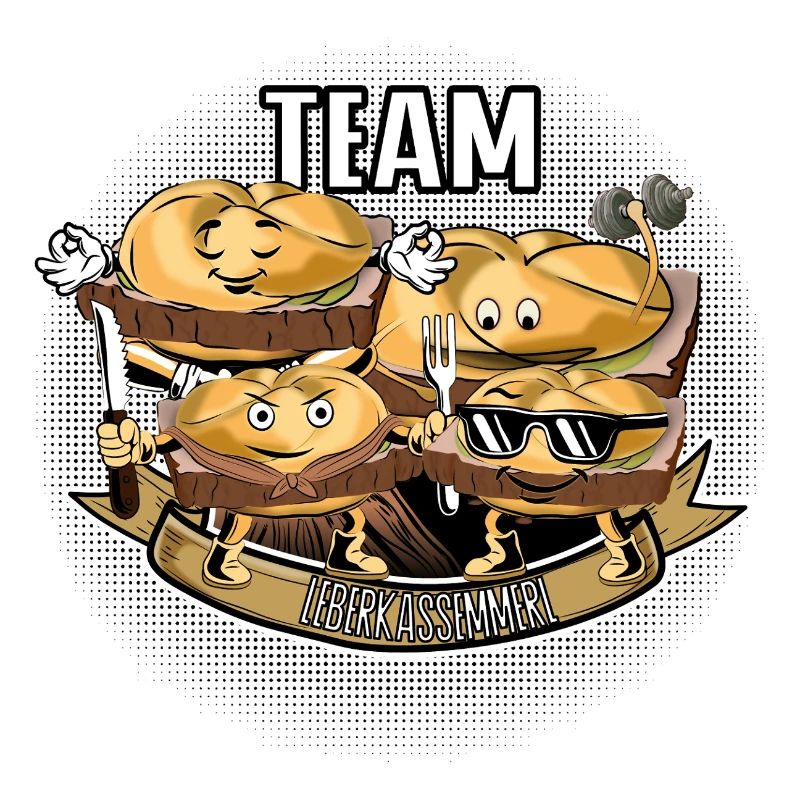 L’équipe Leberkassemmel – Snack Squad !
