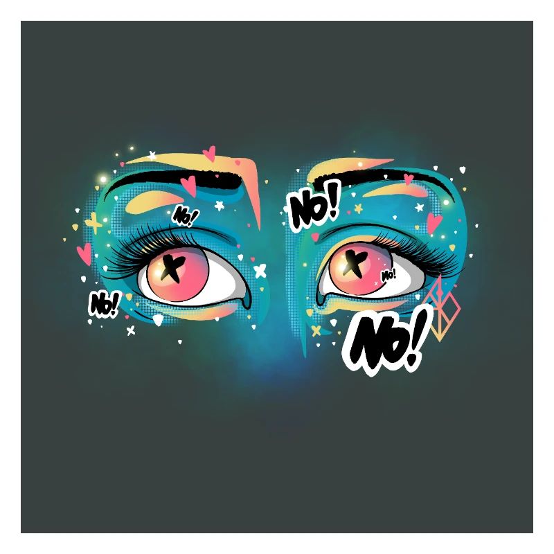 Lebendige Pop Art Augen Illustration