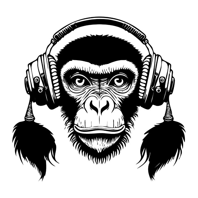 Analog Monkey Head Tape Loop Edition Shirt
