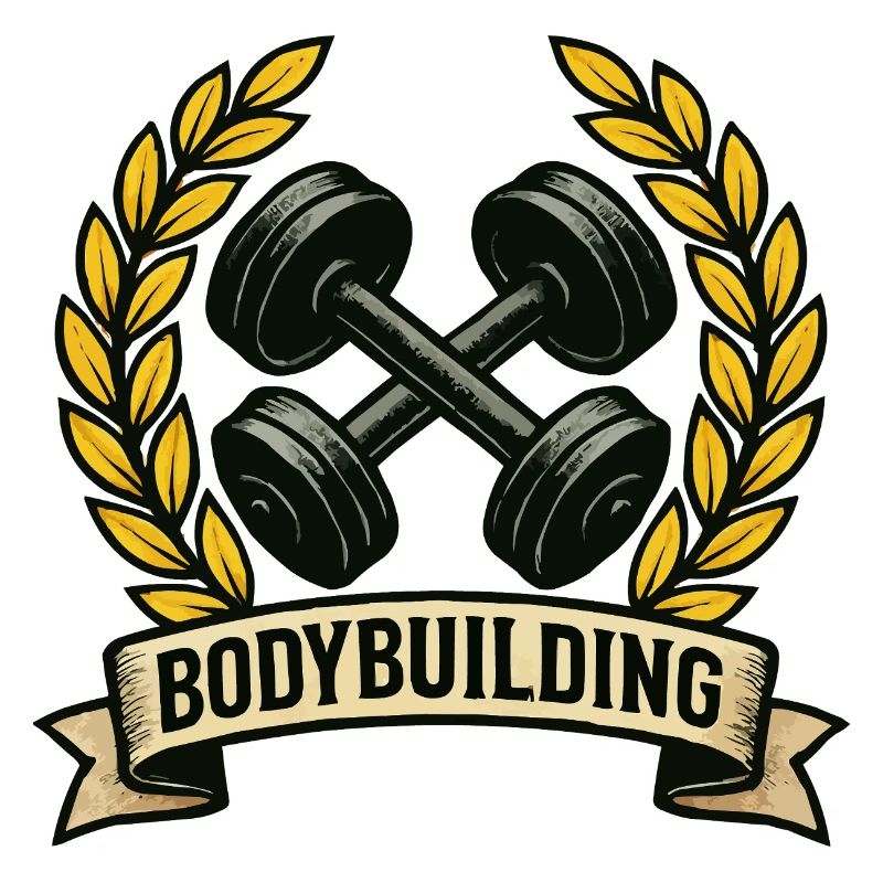 Musculation avec haltères de laurier