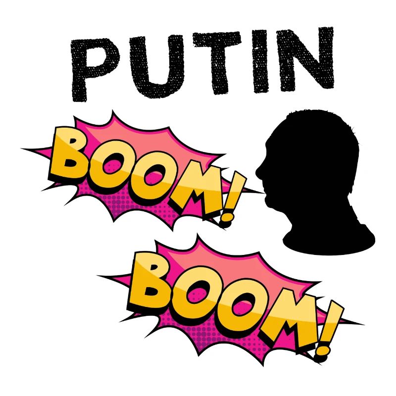 Putin BOOM COMIC-Buch Explosion der Farben
