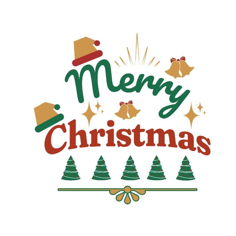 Joyeux Noël imprimé rétro