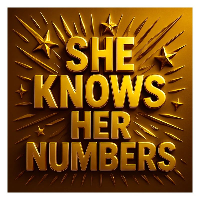 She Knows Her Numbers