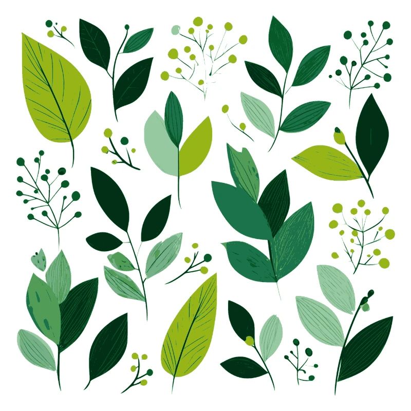 Green leaves
