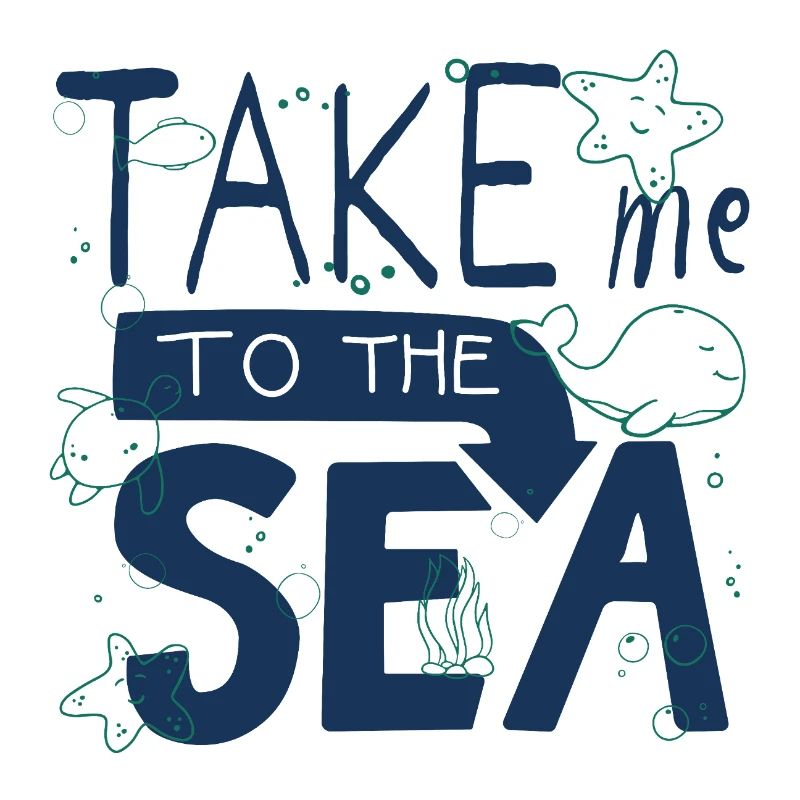 Emmène-moi à la mer – Vacances en mer Doodle