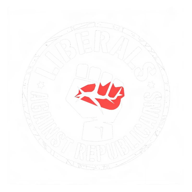 Liberals against Republicans - Antifascist Tee