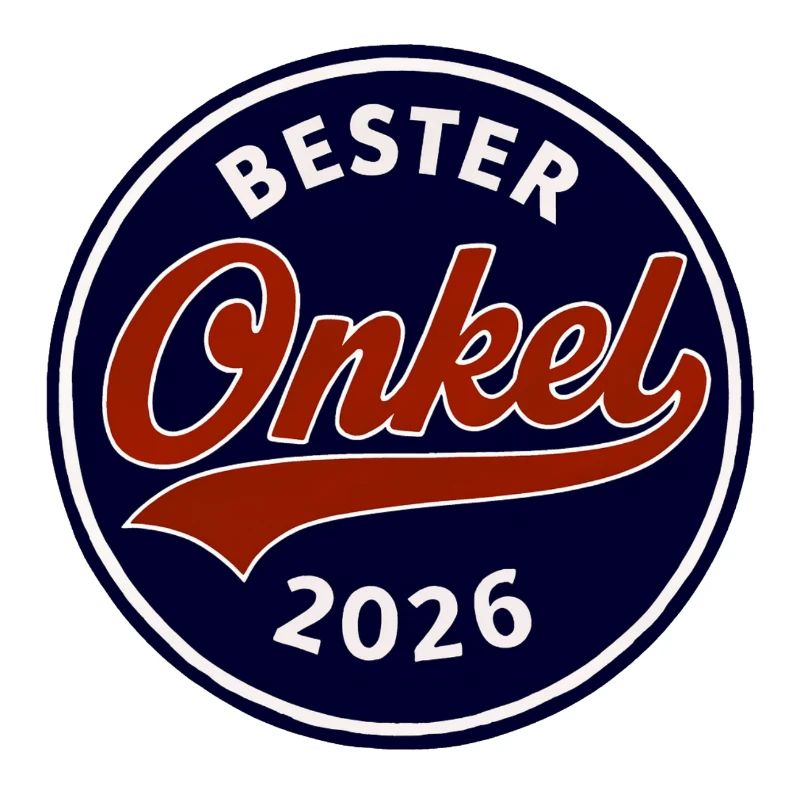 Besten Onkel 2026 Abzeichen