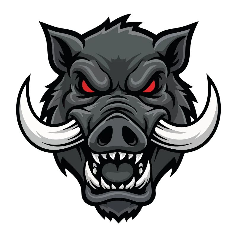 Alpha Boar Wrath Maskottchen-Maskottchenkopf