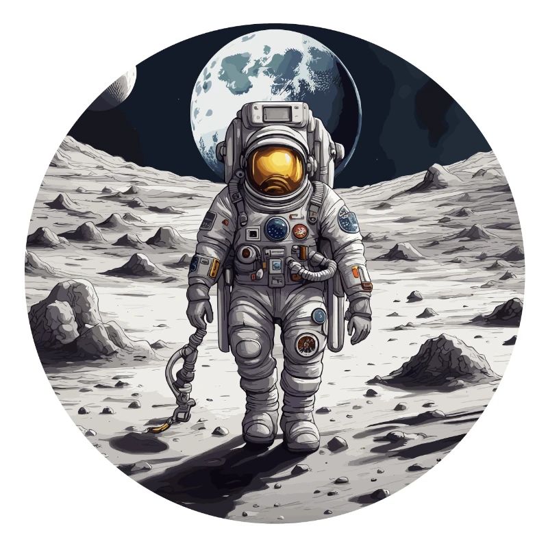 Astronaute / Espace / Vaisseau spatial / Lune / Espace